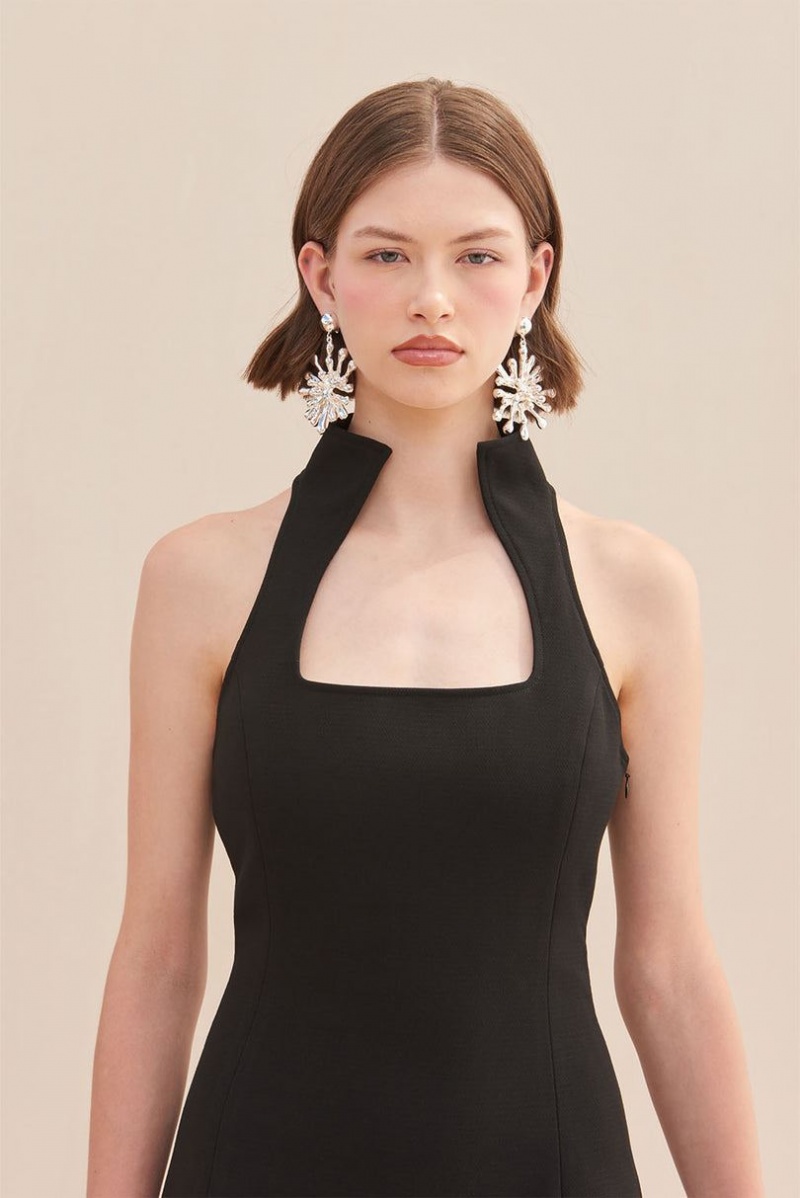 Cult Gaia Akaia Dress Black | NZ 786519N