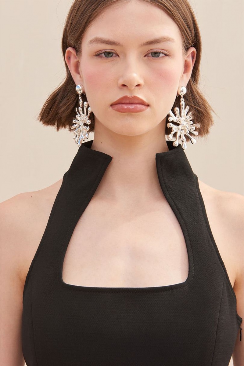 Cult Gaia Akaia Dress Black | NZ 786519N