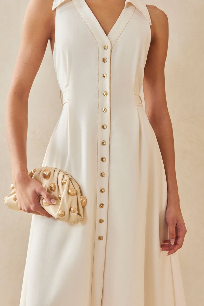 Cult Gaia Bella Dress White | NZ 952076M
