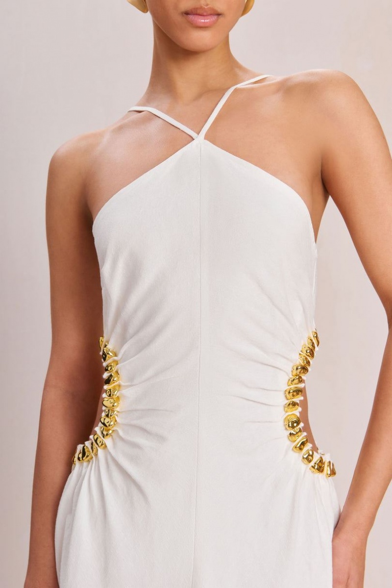 Cult Gaia Silvia Dress White | NZ 546178E