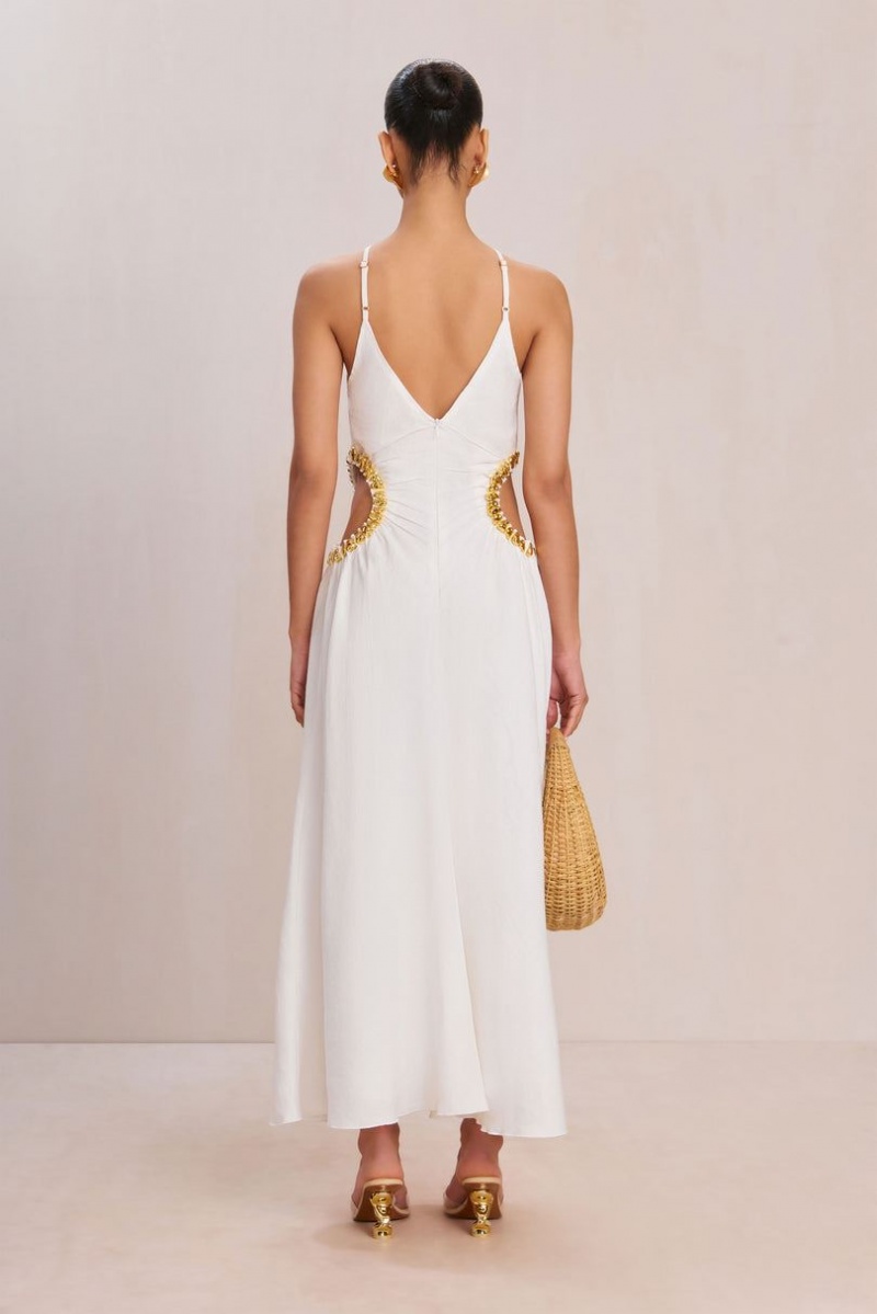 Cult Gaia Silvia Dress White | NZ 546178E