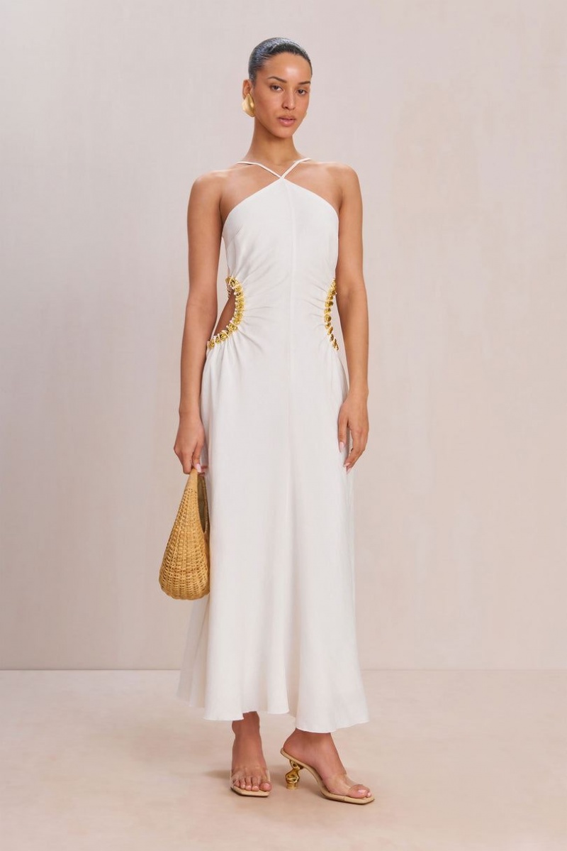 Cult Gaia Silvia Dress White | NZ 546178E